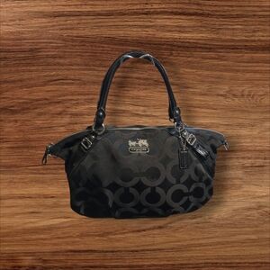 Coach Black Madison Sophia Handbag